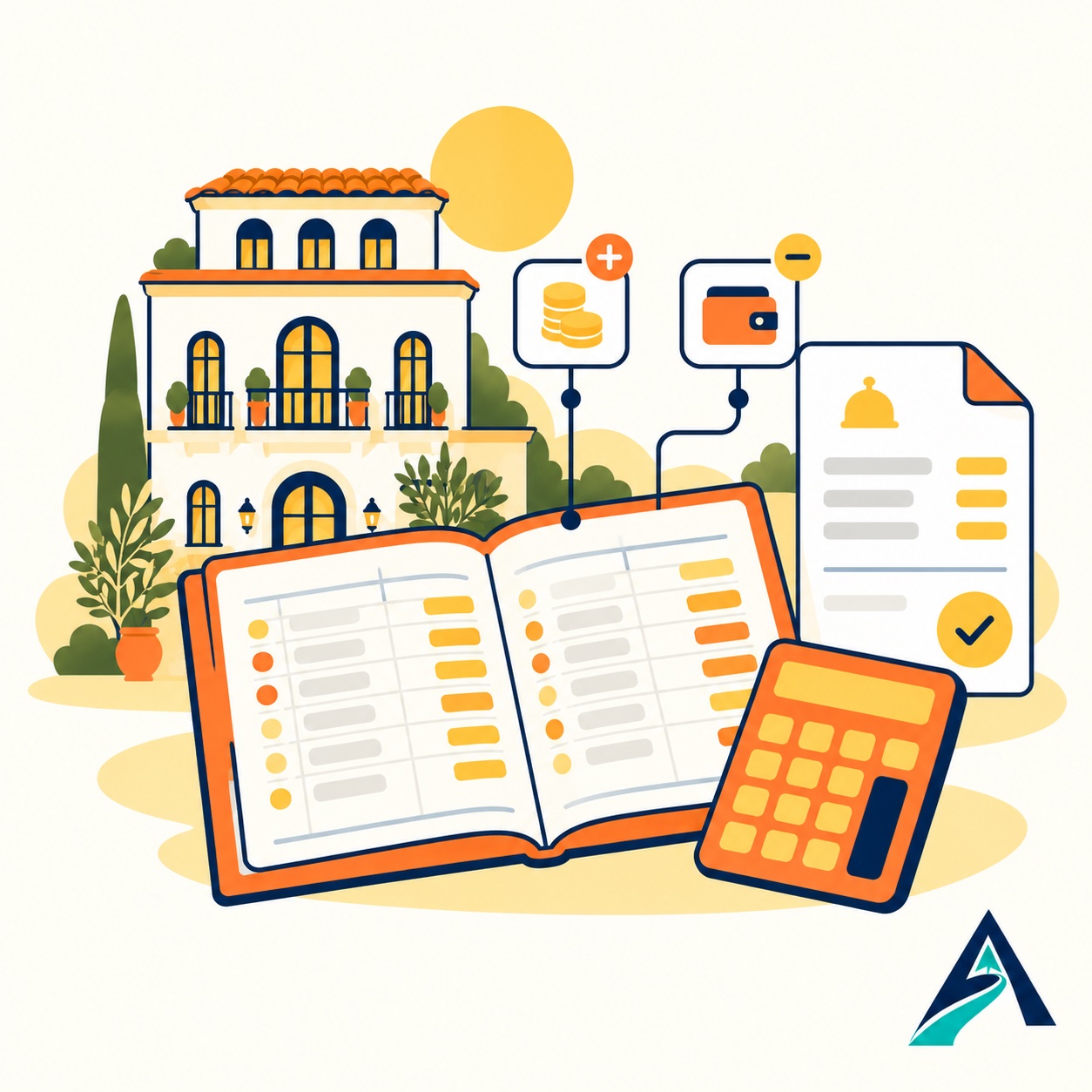 Otel muhasebesi ve gelir gider takibi / Hotel accounting and income expense tracking